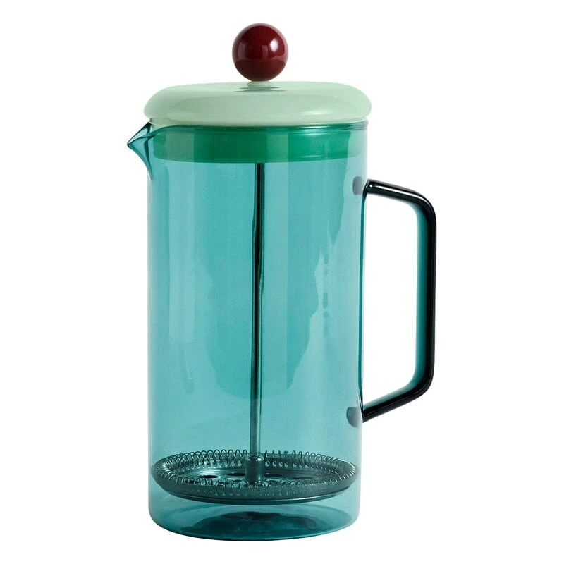 HAY French Press Brewer, Aqua 1 HAY French Press Brewer, Aqua