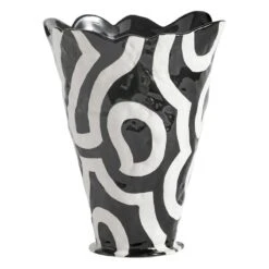 HAY Jessica Hans Shadow Vase, Black - White
