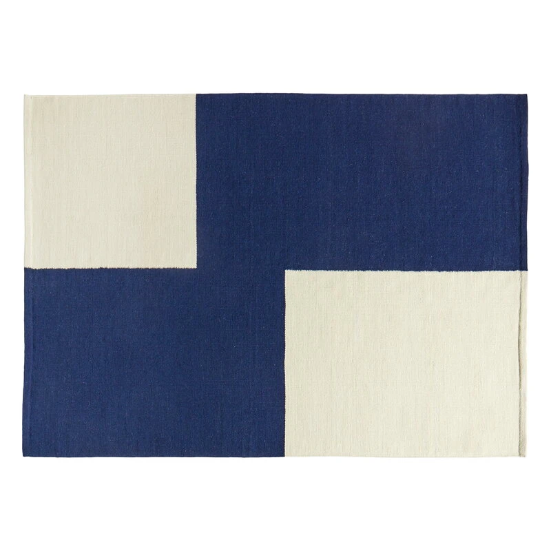 HAY Ethan Cook Flat Works Rug, 170 X 240 Cm, Blue Offset 1 HAY Ethan Cook Flat Works Rug, 170 X 240 Cm, Blue Offset