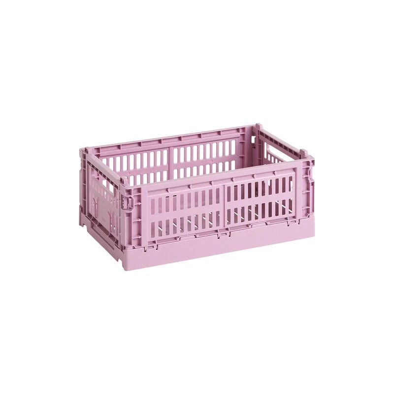 HAY Colour Crate, S, Recycled Plastic, Dusty Rose 1 HAY Colour Crate, S, Recycled Plastic, Dusty Rose