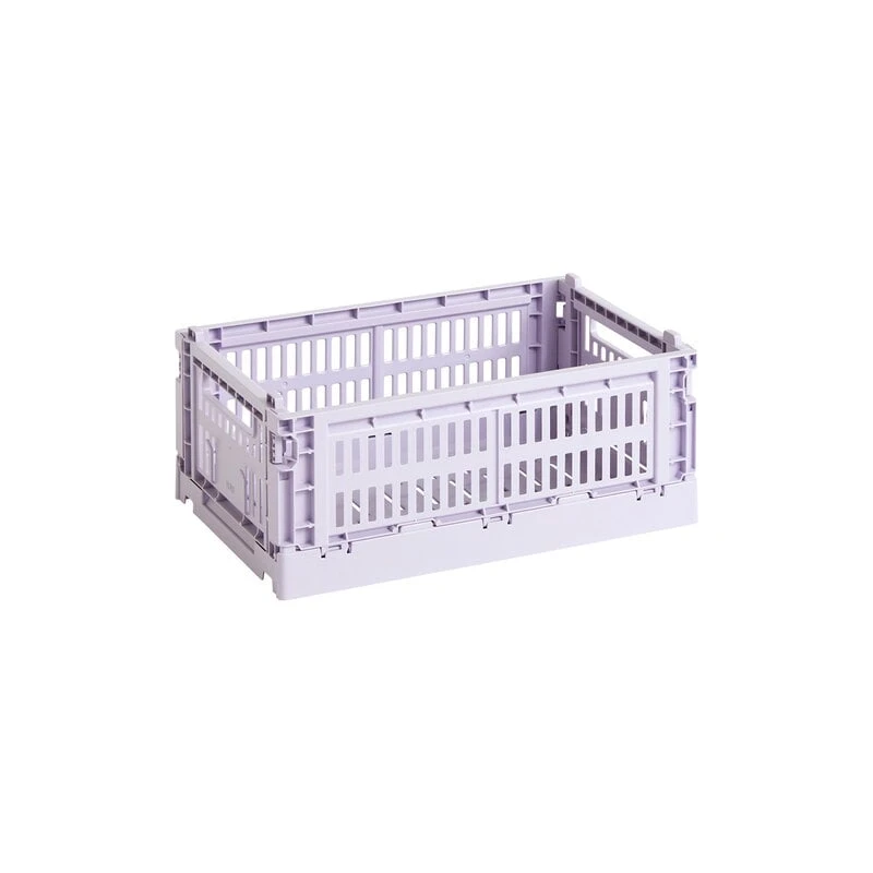 HAY Colour Crate, S, Recycled Plastic, Lavender 1 HAY Colour Crate, S, Recycled Plastic, Lavender
