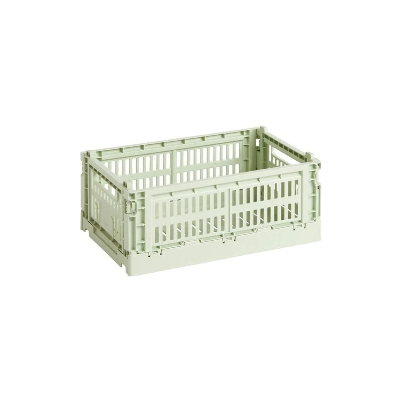 HAY Colour Crate, S, Recycled Plastic, Mint 1 HAY Colour Crate, S, Recycled Plastic, Mint
