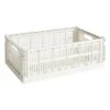 HAY Colour Crate, L, Recycled Plastic, Off-white