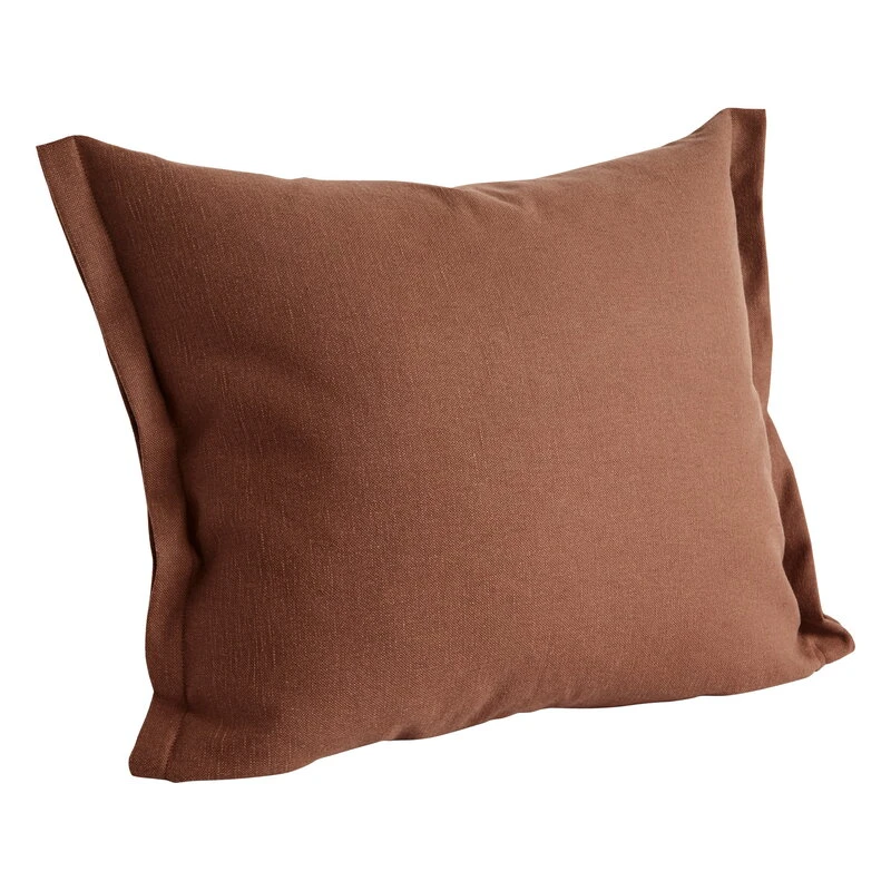 HAY Plica Cushion, Planar, Chocolate 1 HAY Plica Cushion, Planar, Chocolate
