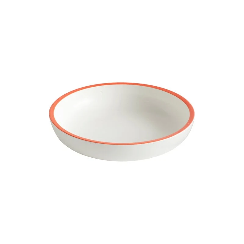 HAY Sobremesa Serving Bowl, S, White - Red 1 HAY Sobremesa Serving Bowl, S, White - Red