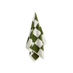 HAY Check Hand Towel, Matcha