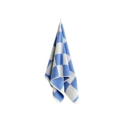Hay 59 HAY Check Hand Towel, Sky Blue