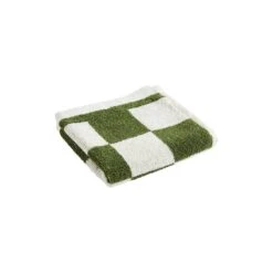 HAY Check Wash Cloth, Matcha
