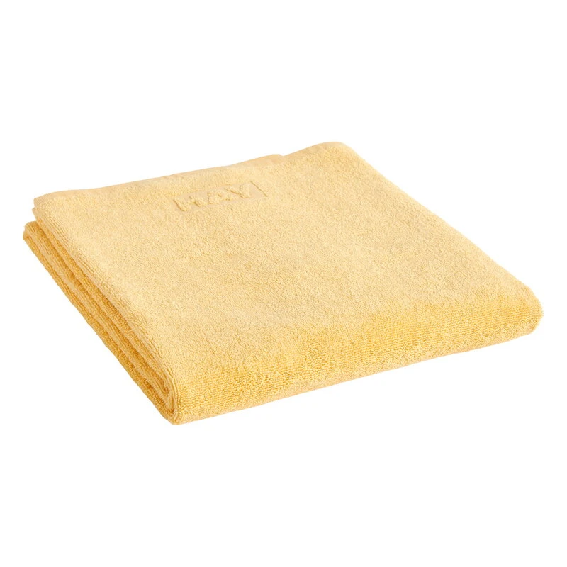 HAY Mono Bath Towel, Yellow 3 HAY Mono Bath Towel, Yellow - Image 3