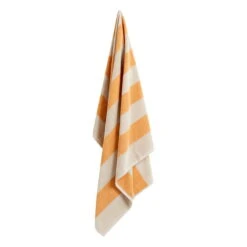 Hay 30 HAY Frotté Stripe Bath Sheet, Warm Yellow