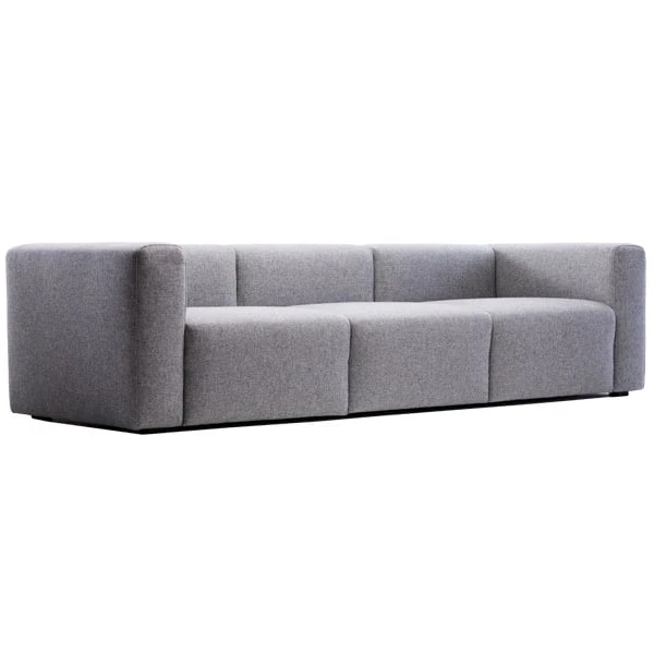 HAY Mags 3-seater Sofa, Comb.1 High Armrest, Hallingdal 130 2 HAY Mags 3-seater Sofa, Comb.1 High Armrest, Hallingdal 130 - Image 2