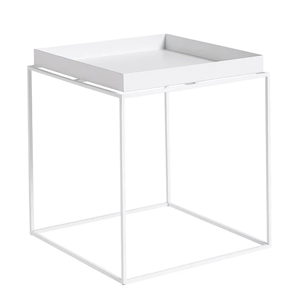 HAY Tray Table Medium Square, White 1 HAY Tray Table Medium Square, White