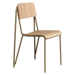 HAY Petit Standard Chair, Clay - Matt Lacquered Oak