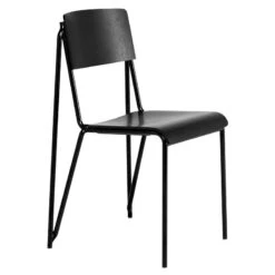 HAY Petit Standard Chair, Black - Black