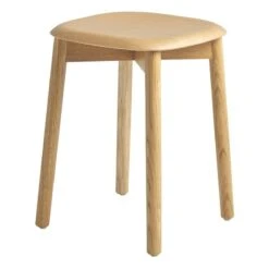 HAY Soft Edge 72 Stool, Lacquered Oak