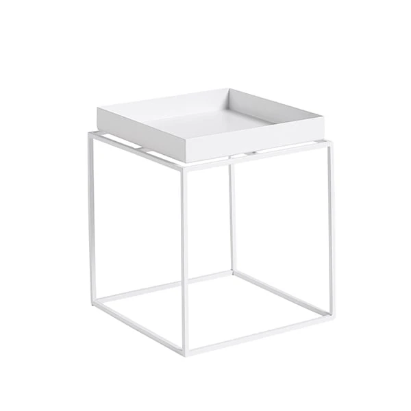 HAY Tray Table Small, White 1 HAY Tray Table Small, White