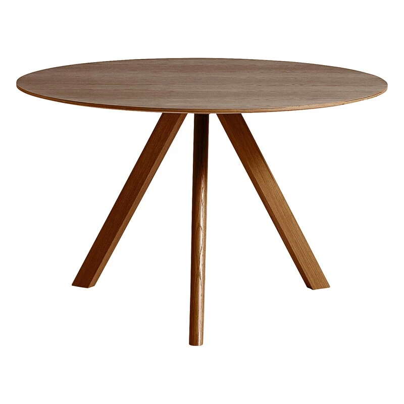 HAY CPH20 Round Table, 120 Cm, Lacquered Walnut 1 HAY CPH20 Round Table, 120 Cm, Lacquered Walnut