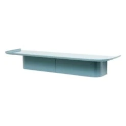 HAY Korpus Shelf L, 7 Hooks, Sea