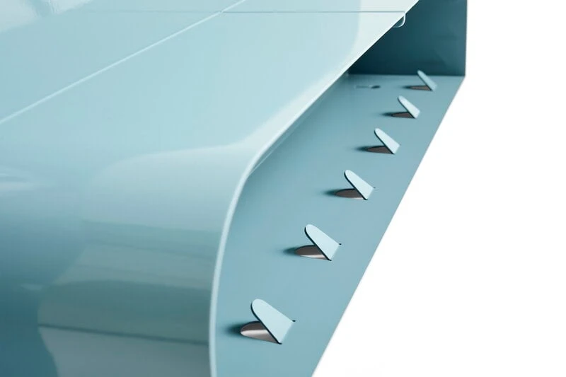 HAY Korpus Shelf L, 7 Hooks, Sea 4 HAY Korpus Shelf L, 7 Hooks, Sea - Image 4