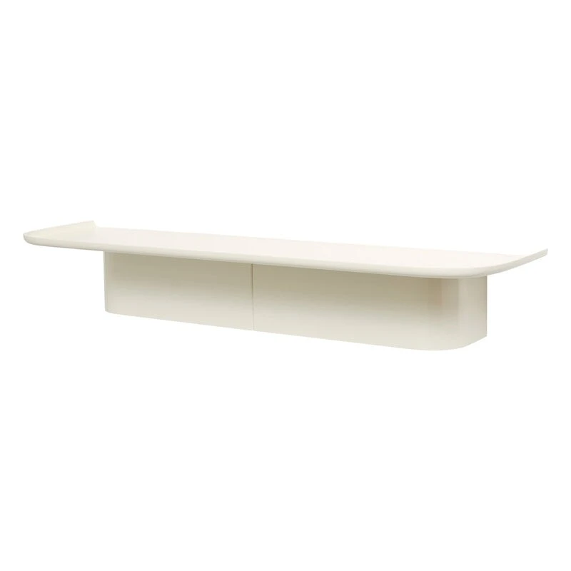 HAY Korpus Shelf L, 7 Hooks, Cream 1 HAY Korpus Shelf L, 7 Hooks, Cream