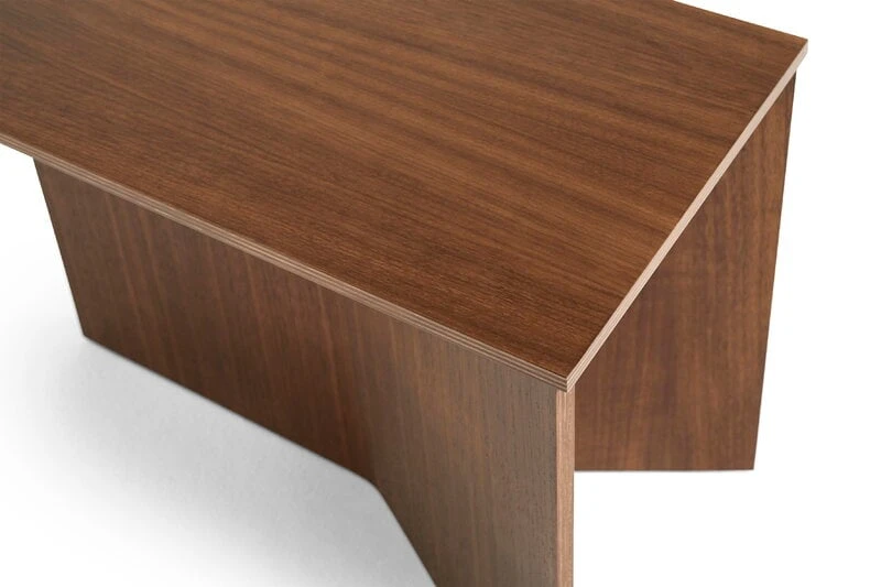 HAY Slit Wood Oblong Table, 50 X 28 Cm, Lacquered Walnut 3 HAY Slit Wood Oblong Table, 50 X 28 Cm, Lacquered Walnut - Image 3