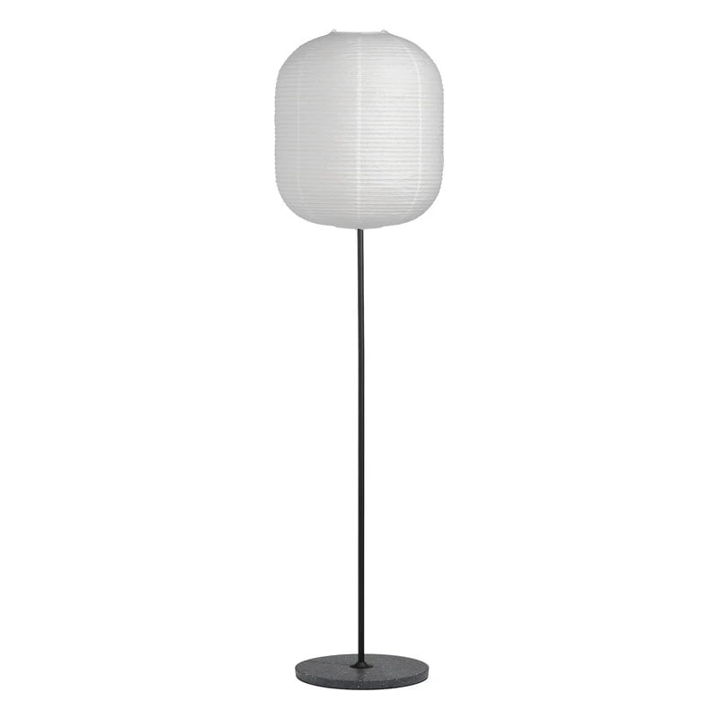 HAY Common Floor Lamp Base, Soft Black - Black Terrazzo 2 HAY Common Floor Lamp Base, Soft Black - Black Terrazzo - Image 2