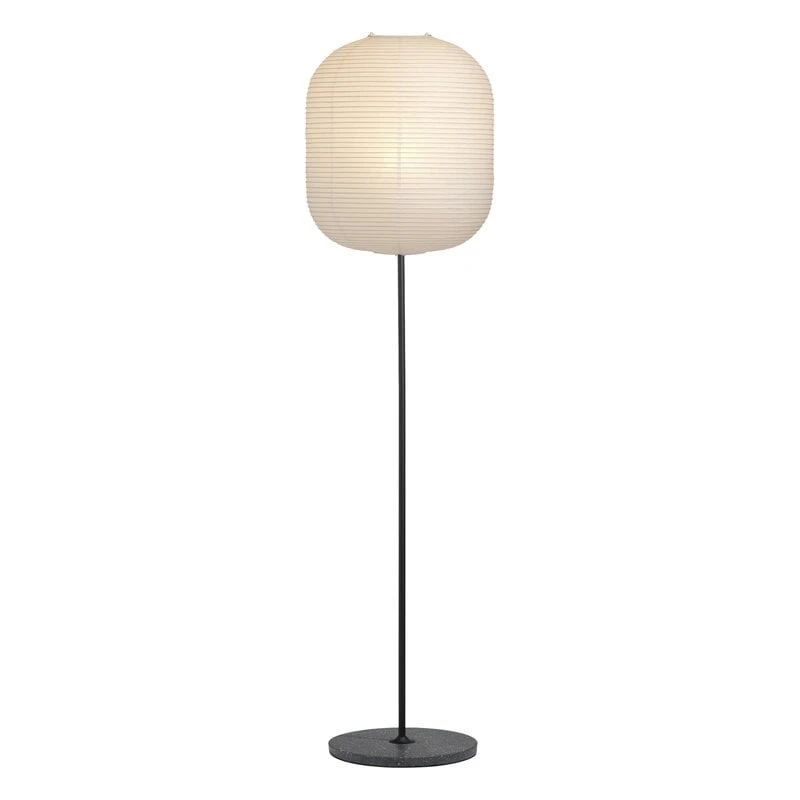HAY Common Floor Lamp Base, Soft Black - Black Terrazzo 5 HAY Common Floor Lamp Base, Soft Black - Black Terrazzo - Image 5
