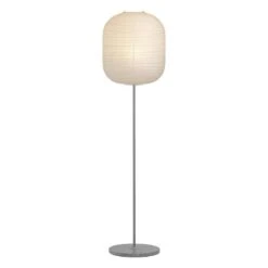 HAY Common Floor Lamp Base, Summit Grey - Grey Terrazzo 10 HAY Common Floor Lamp Base, Summit Grey - Grey Terrazzo -Hay 9452154009000 Common Floor Lamp base summit grey steel stem and grey terrazzo base Oblong shade on