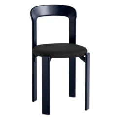 HAY Rey Chair, Deep Blue - Black Steelcut 190