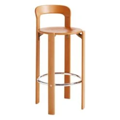 HAY Rey Bar Chair, 75 Cm, Golden