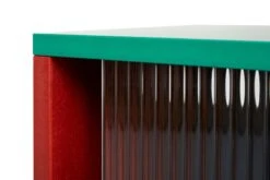 HAY Colour Cabinet W/ Glass Doors, Floor, 120 Cm, Multicolour -Hay 945609 Colour Cabinet M w glass doors Floor multi detail 02