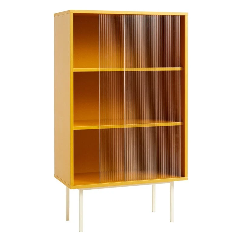HAY Colour Cabinet W/ Glass Doors, Tall, Yellow 6 HAY Colour Cabinet W/ Glass Doors, Tall, Yellow - Image 6