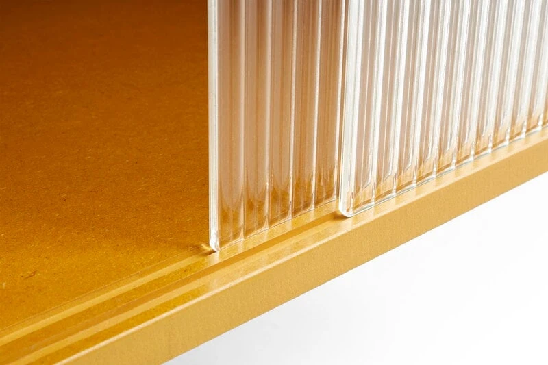 HAY Colour Cabinet W/ Glass Doors, Tall, Yellow 5 HAY Colour Cabinet W/ Glass Doors, Tall, Yellow - Image 5