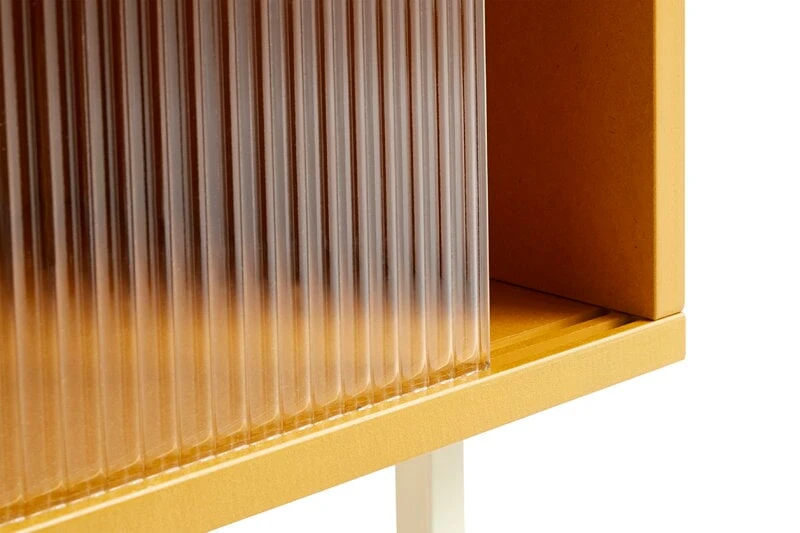 HAY Colour Cabinet W/ Glass Doors, Tall, Yellow 4 HAY Colour Cabinet W/ Glass Doors, Tall, Yellow - Image 4