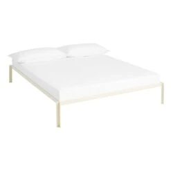 HAY Connect Bed, Alabaster 10 HAY Connect Bed, Alabaster -Hay 9466551409000 Connect Bed W160xL200xH30 with support bar alabaster Bedding US