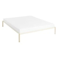 HAY Connect Bed, Alabaster 8 HAY Connect Bed, Alabaster -Hay 9466551409000 Connect Bed W160xL200xH30 with support bar alabaster Standard Matress