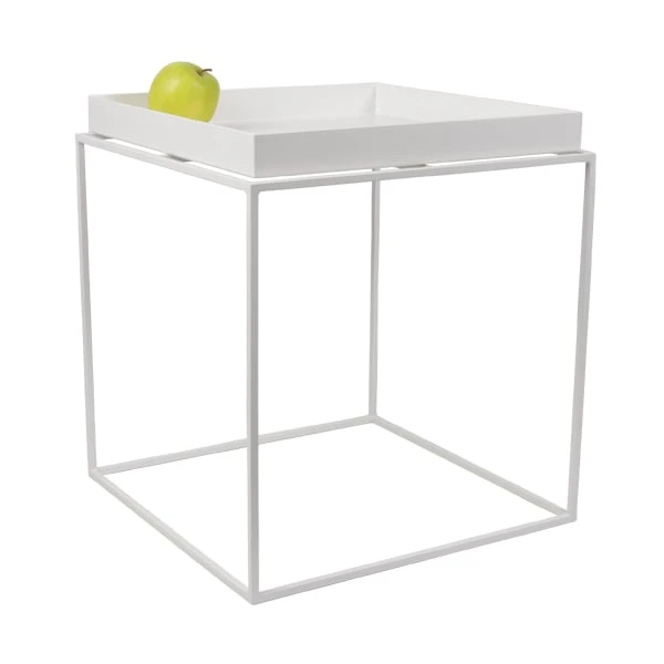 HAY Tray Table Medium Square, White 2 HAY Tray Table Medium Square, White - Image 2