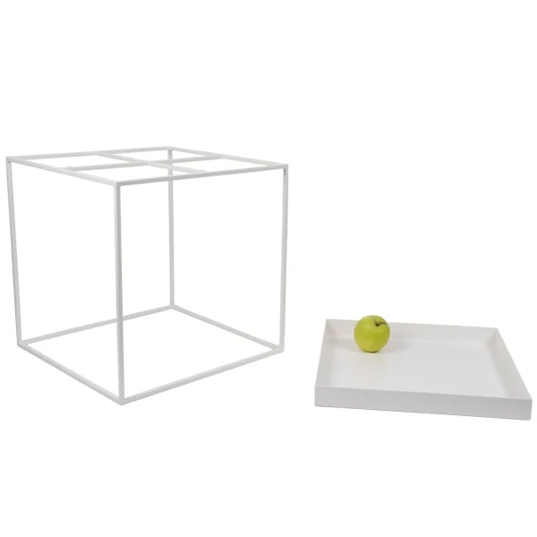 HAY Tray Table Medium Square, White 3 HAY Tray Table Medium Square, White - Image 3