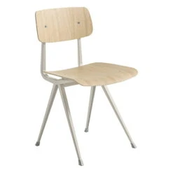 HAY Result Chair, Beige - Lacquered Oak