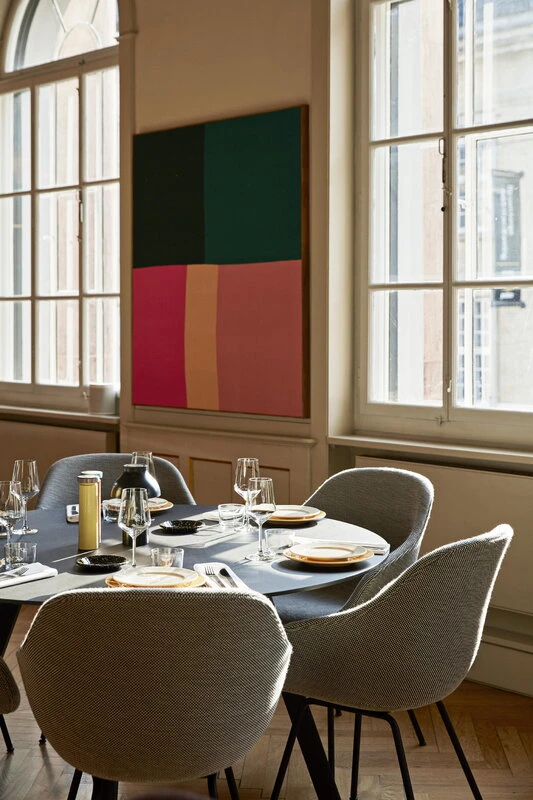 HAY CPH25 Table Round, 140 Cm, Black Oak - Image 5