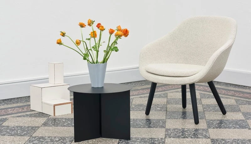 HAY Slit Table, 45 Cm, Black 4 HAY Slit Table, 45 Cm, Black - Image 4