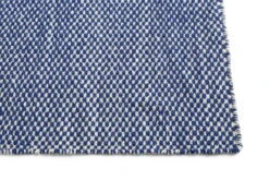 HAY Moiré Kelim Rug, Blue 8 HAY Moiré Kelim Rug, Blue -Hay AB445 A665 AB96 Moire Kelim 140x200 blue detail