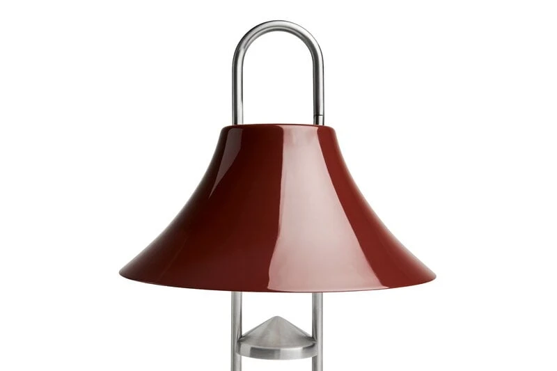 HAY Mousqueton Portable Table Lamp, Iron Red 4 HAY Mousqueton Portable Table Lamp, Iron Red - Image 4