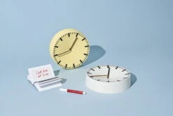 HAY Analog Wall Clock, White -Hay Analog white Analog yellow
