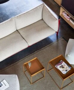 HAY Tray Table Large Rectangular, Toffee 5 HAY Tray Table Large Rectangular, Toffee -Hay Arbour 3 Seater Hallingdal 220 wine red water based lacquer beech base Tray Table M toffee Tray Table Side toffee