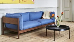 HAY Tulou Coffee Table 75 Cm, Black 11 HAY Tulou Coffee Table 75 Cm, Black -Hay Arbour 3 Seater Re wool 758 oiled waxed walnut Tulou Coffee Table black Crinkle Stripe Plaid cappuccino