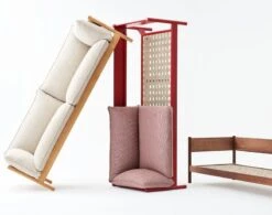 HAY Arbour Eco 3-seater, Atlas 931 - Bottle Green Lacquered Beech -Hay Arbour 3 Seater detail 01