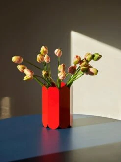 HAY Arcs Vase, Red -Hay Arcs Vase red