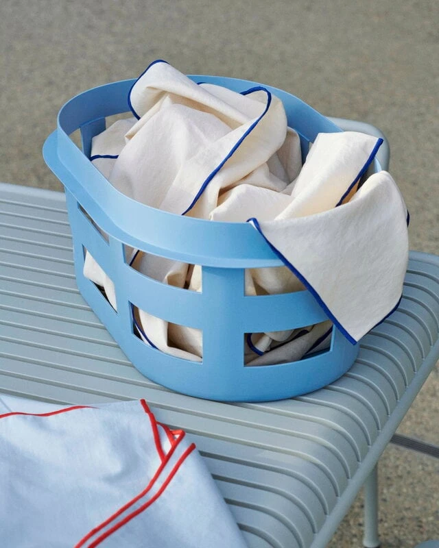 HAY Outline Tablecloth, 140 X 300 Cm, Light Blue 3 HAY Outline Tablecloth, 140 X 300 Cm, Light Blue - Image 3