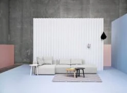 HAY Mags Sofa, Comb.4 High Arm Left, Hallingdal 130 6 HAY Mags Sofa, Comb.4 High Arm Left, Hallingdal 130 -Hay Bella Coffee Table2C Mags Sofa2C Dot Carpet